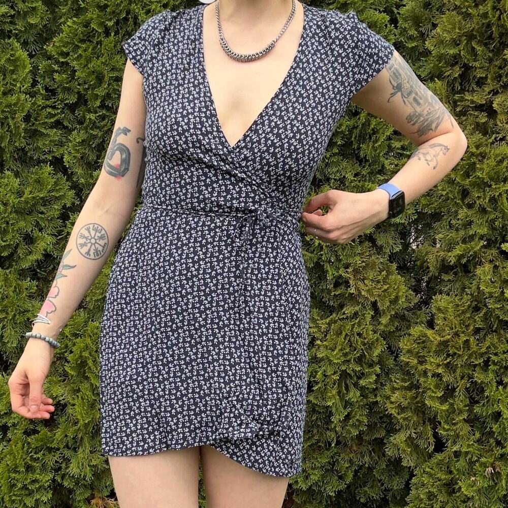 Brandy Melville Short Wrap-Around Dress